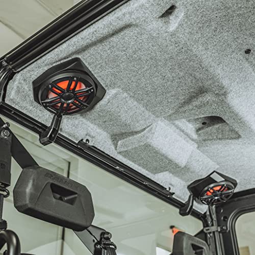 Rockford Fosgate RNGR18-STG4 Audio Kit: PMX-2 Receiver, 1500-Watt Amp, M1 Series Color Optix Multicolor LED Lighted Front & Rear Speakers Plus Subwoofer for Select Polaris Ranger Models (2018-2022) Rockford Fosgate RNGR18-STG4 Audio Kit: PMX-2 Receiver, 1500-Watt Amp, M1 Series Color Optix Multicolor LED Lighted Front & Rear Speakers Plus Subwoofer for Select Polaris Ranger Models (2018-2022)